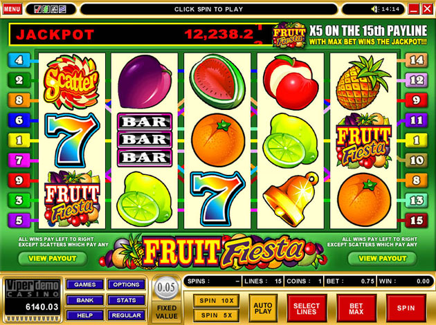 Fruit Fiesta 3 reel slot