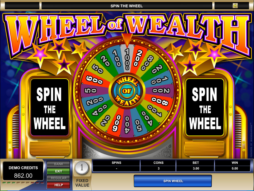 Wheel of Wealth 3 reel slot